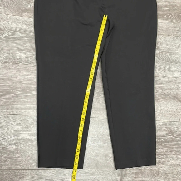 Rafaella Curvy Black Lightweight Satin Twill Ankle Pant 16 - Picture 6 of 12